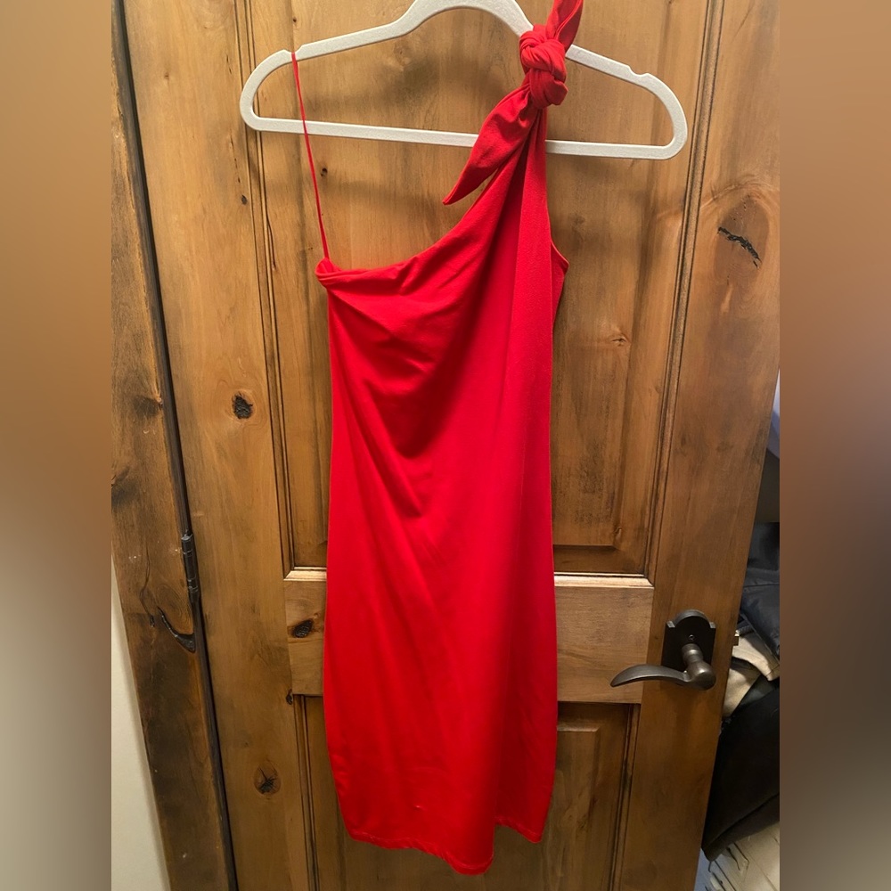 Women’s Susana Monaco dress. One shoulder, size medium.